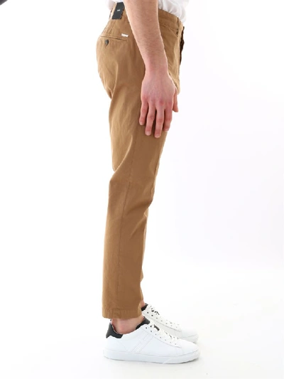 Shop Dsquared2 Chino Trousers Beige