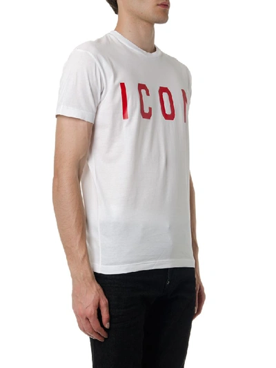 Shop Dsquared2 White Icon Cotton T-shirt