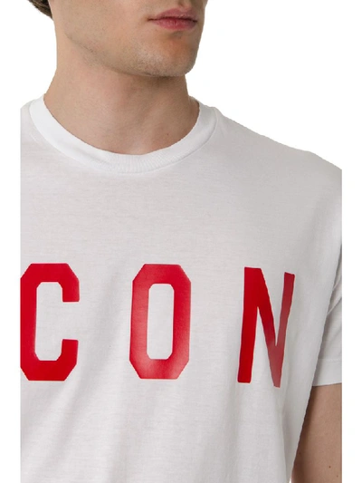 Shop Dsquared2 White Icon Cotton T-shirt