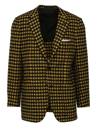 Shop Kiton Blazer In Multicolor