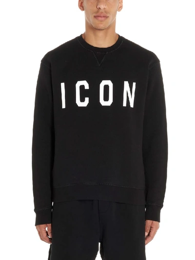 Shop Dsquared2 Icon Sweatshirt In Black