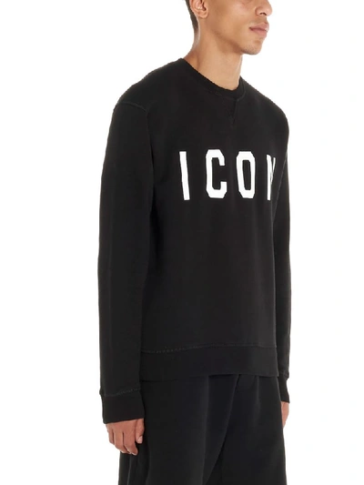 Shop Dsquared2 Icon Sweatshirt In Black