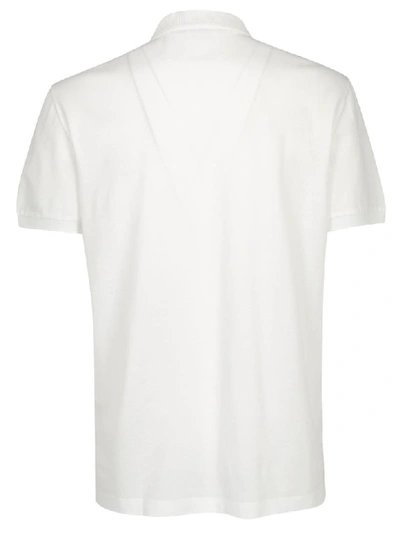 Shop Ferragamo Polo Shirt In Bianco