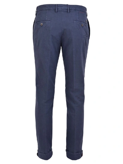 Shop Incotex Chino Trousers In Blue