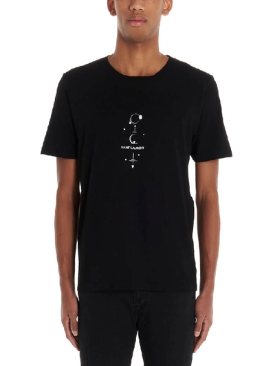 Shop Saint Laurent Mystique T-shirt In Black