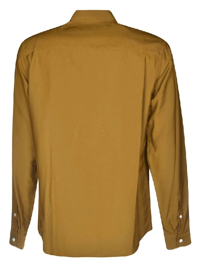 Shop Ami Alexandre Mattiussi Button-down Shirt In Bronze