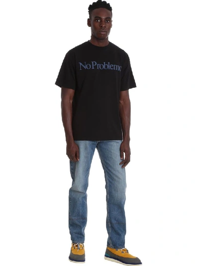 Shop Aries No Problem Ss T T-shirt In Black Cotton