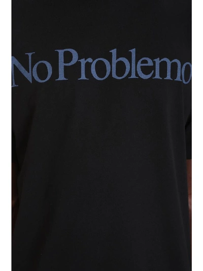 Shop Aries No Problem Ss T T-shirt In Black Cotton