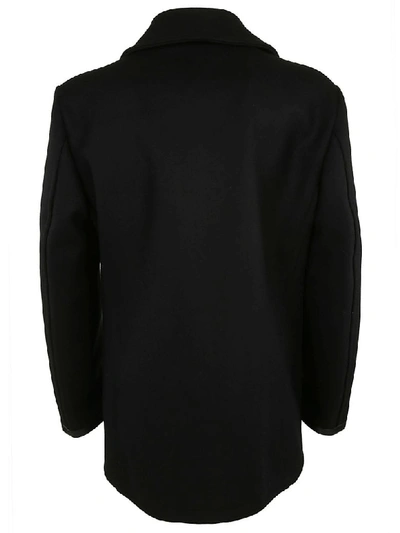 Shop Givenchy Coat In Black