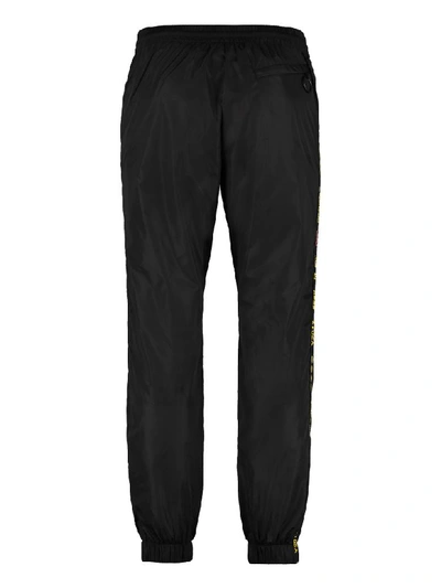 Shop Off-white Techno Fabric Track Pants In Black