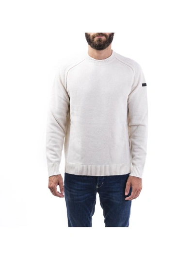 Shop Rrd - Roberto Ricci Design Rrd Wool Blend Sweater In White
