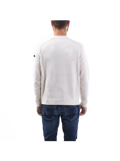 Shop Rrd - Roberto Ricci Design Rrd Wool Blend Sweater In White