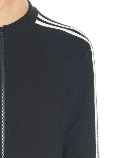 Shop Y-3 Primeknit Jacket Sweatshirt In Black