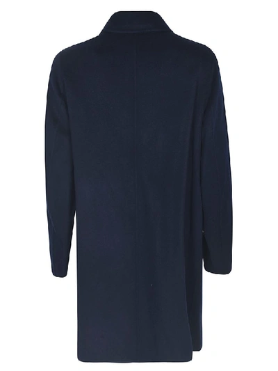 Shop Acne Studios Classic Coat In Dark Blue