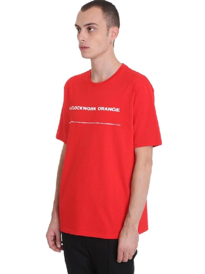 Shop Undercover T-shirt In Red Cotton