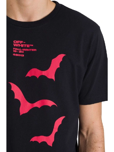Shop Off-white Bats Tee In Nero