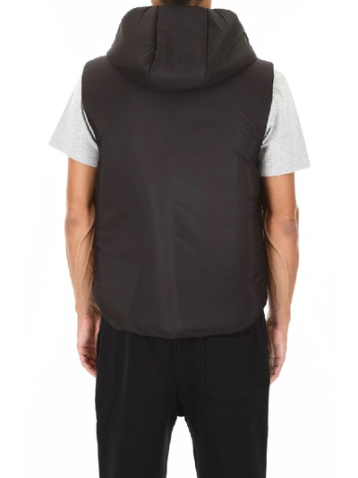 Shop Prada Padded Vest In Nero (black)