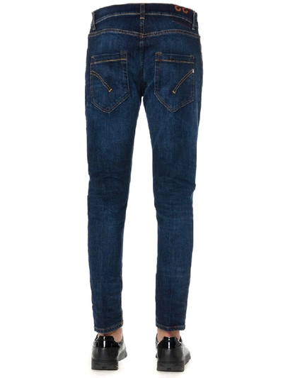 Shop Dondup Dark Blue Denim Jeans