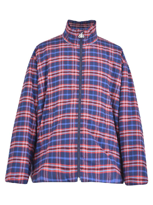 balenciaga flannel jacket