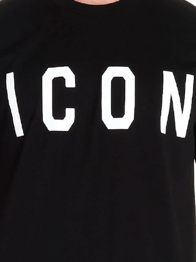 Shop Dsquared2 Icon T-shirt In Black