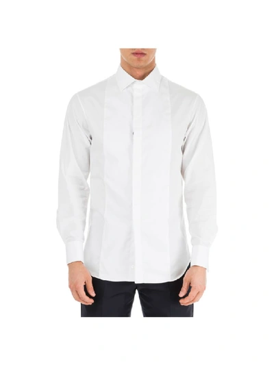 Shop Emporio Armani Voix Humaine 8 Shirt In Bianco