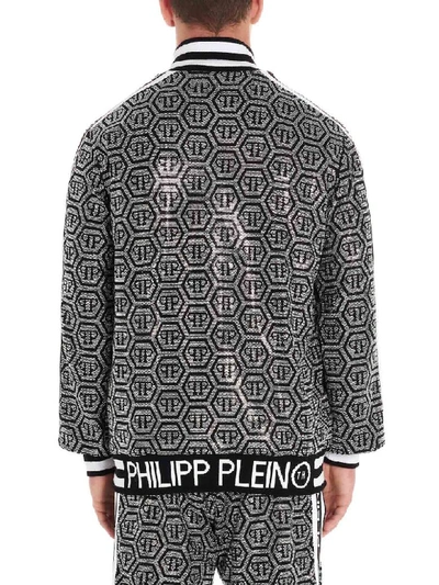 Shop Philipp Plein Sweatshirt In Black & White