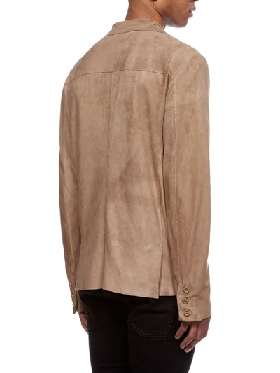 Shop Salvatore Santoro Single Breasted Blazer In Beige