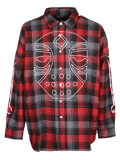 Shop Haculla Checked Shirt In Red Black