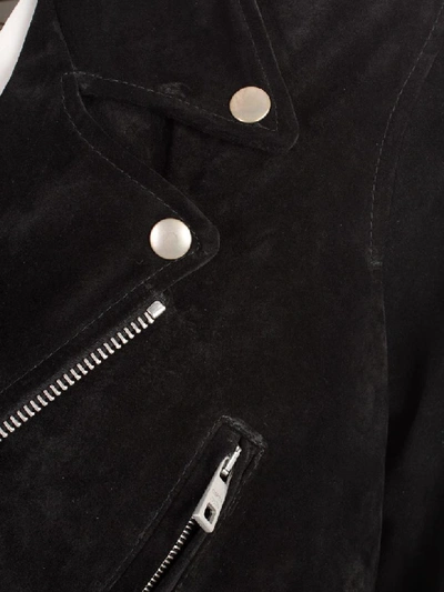 Shop Giorgio Brato Jacket Leather In Nero