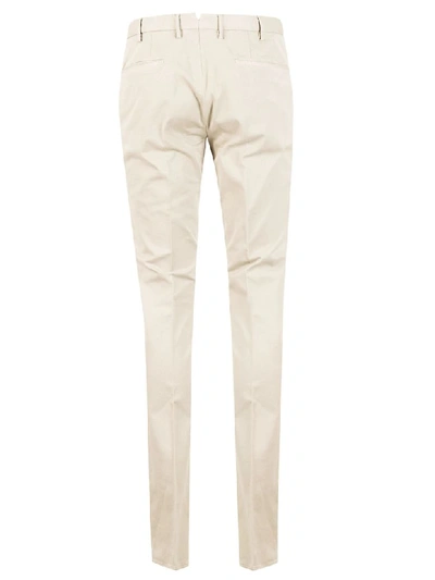Shop Incotex Slim Fit Trousers In Sand