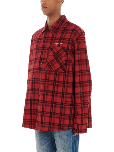 Shop Off-white Shirt In Red