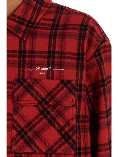 Shop Off-white Shirt In Red
