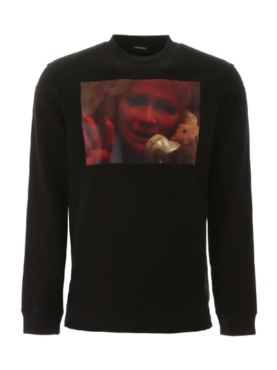 Shop Raf Simons Sweatshirt With Patch In Black (black)