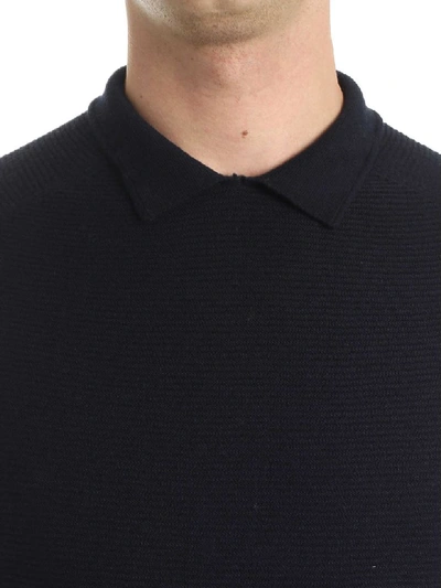 Shop Kangra Merino Wool Extrafine Turtleneck Sweater In Blue