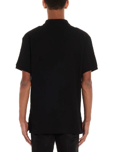 Shop Moschino Polo In Black