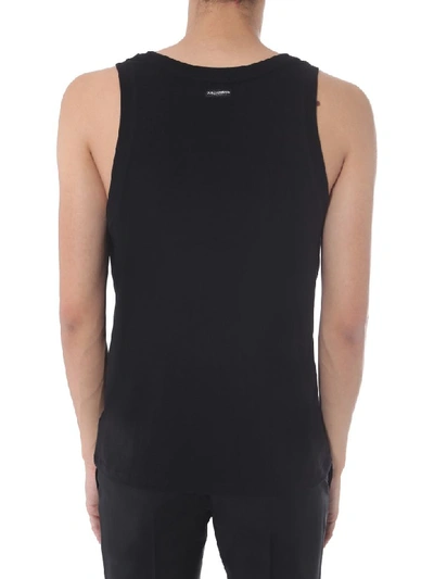 Shop Dolce & Gabbana Pack Of Two Tank Tops In Nero