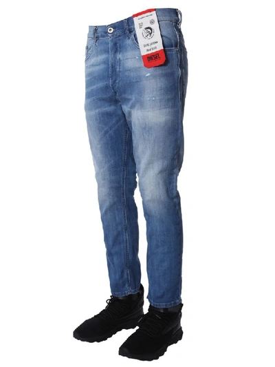 Shop Diesel D-eetar Jeans In Blu