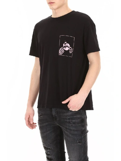 Shop Rta Dark Side T-shirt In Black Pink (black)