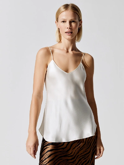 Shop Nili Lotan Isabella Cami Top In Ivory