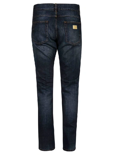 Shop Dolce & Gabbana Regular Leg Jeans In Multi