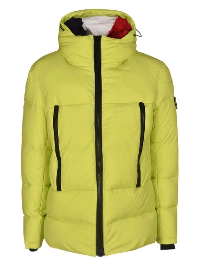 Shop Rossignol Classic Hooded Padded Jacket In Neon Green