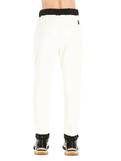 Shop Moncler Pants In Black & White