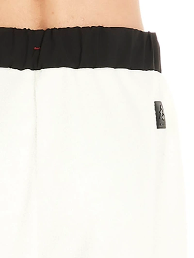 Shop Moncler Pants In Black & White