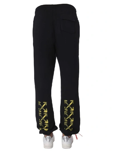 Shop Off-white Jogging Pants In Nero