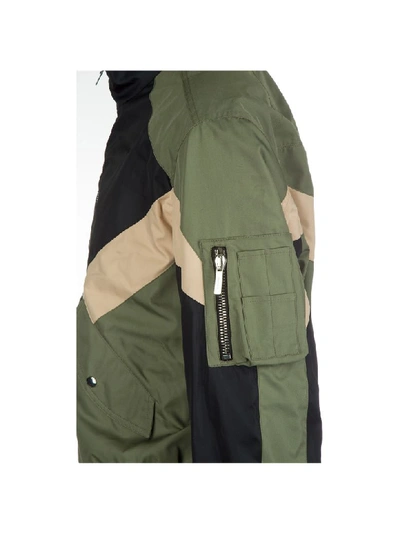 Shop Dior Jazz O Triple Bomber Jacket In Verde