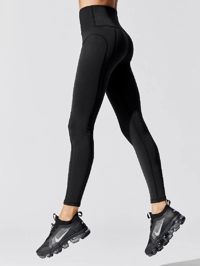 Shop Carbon38 Reverse Neoprene Legging In Black