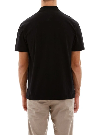 Shop Kenzo Logo Polo Shirt In Noir (black)