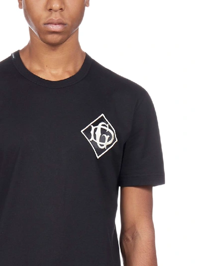 Shop Dolce & Gabbana Short Sleeve T-shirt In Nero