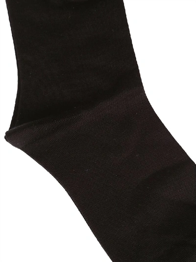 Shop Alexander Mcqueen Classic Socks In Black
