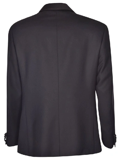 Shop Brioni Smoking Madison Suit In Black